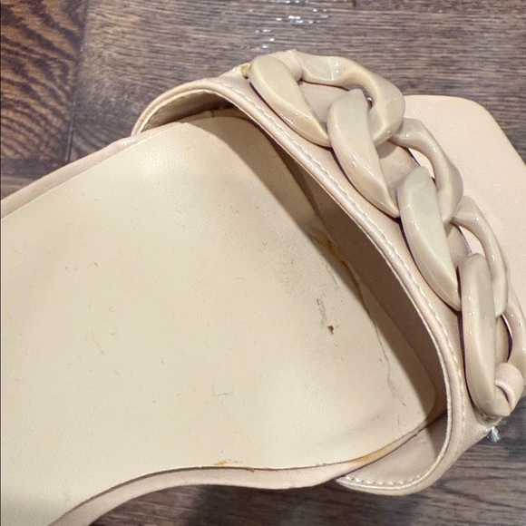 Unisa Beige Chain Detail Sandals - Picture 5 of 7